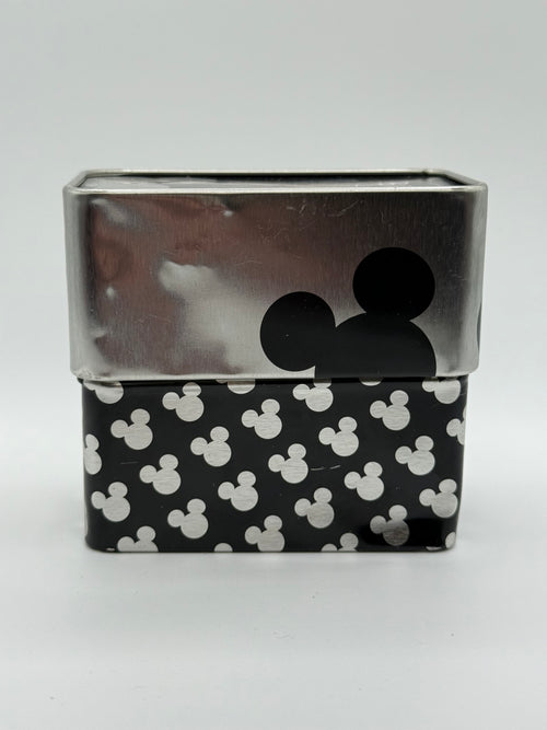 Brand New Disney Minnie Mouse Women’s Quartz Watch – Crystal Bezel, Silver Expansion Band, Original Disney Tin