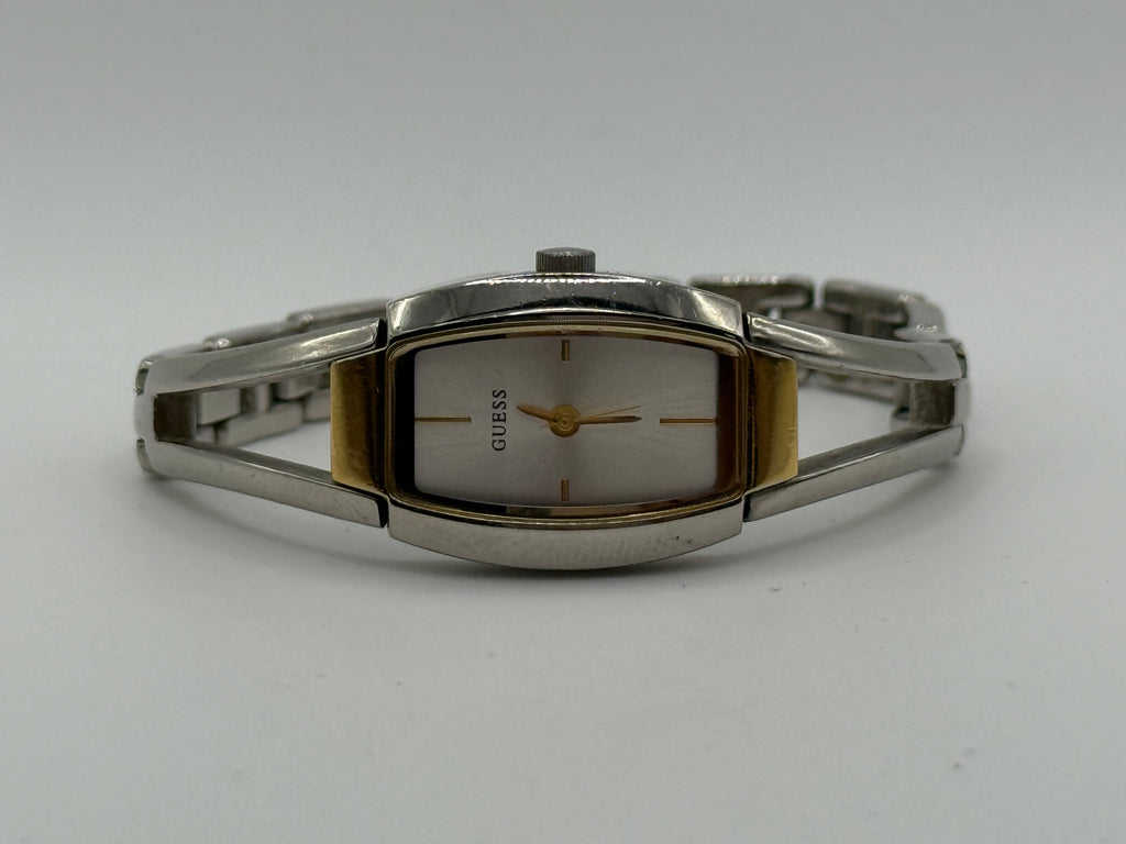 Guess I80266L2 Women’s Two-Tone Stainless Steel Bracelet Watch – Silver & Gold - Pre-Owned