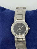 Aspen Stainless Steel Quartz Watch – Black Dial with Date - Pre-Owned