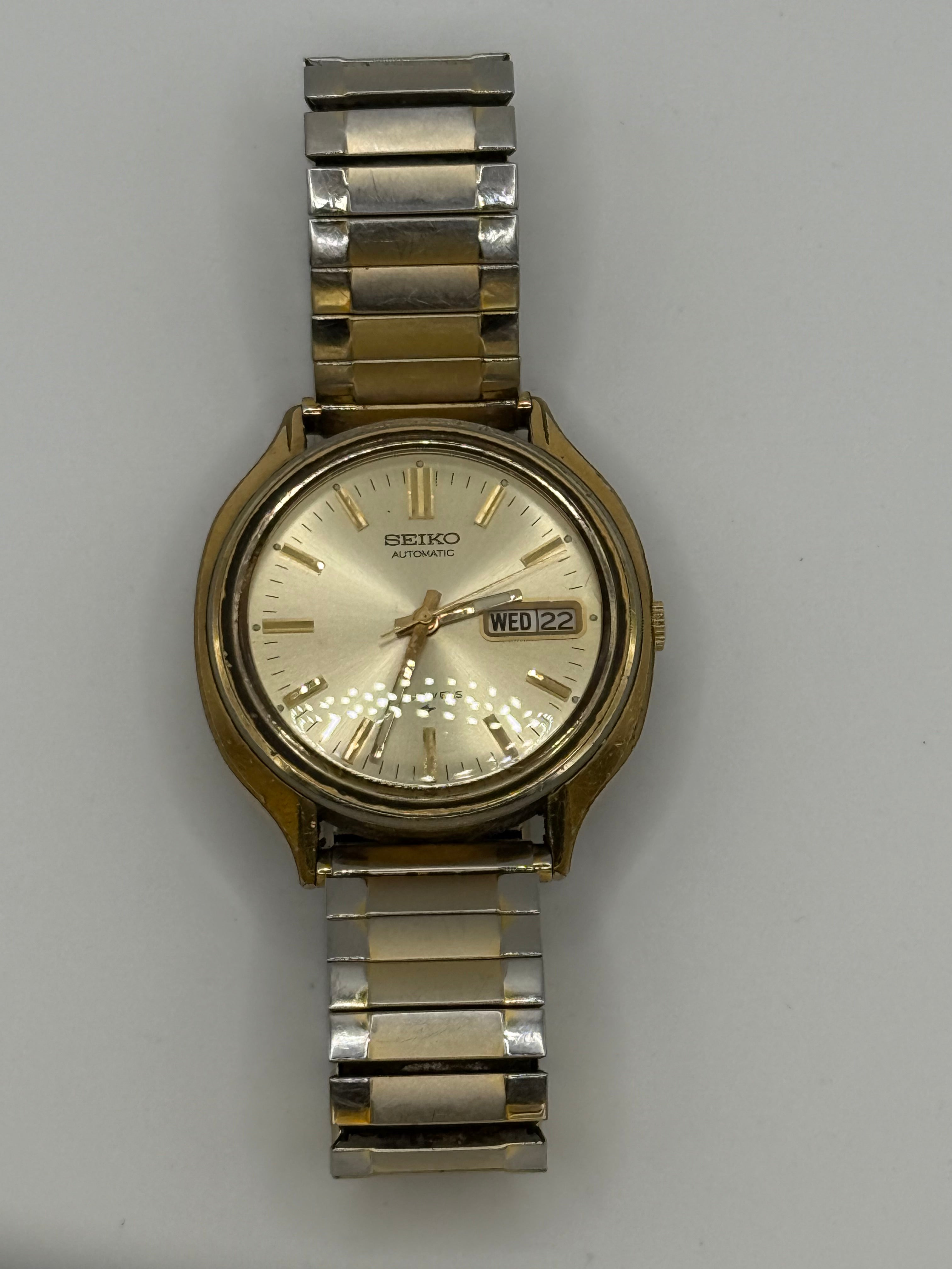 Pre-Owned Vintage 1975 Seiko Day-Date Men’s Automatic Watch