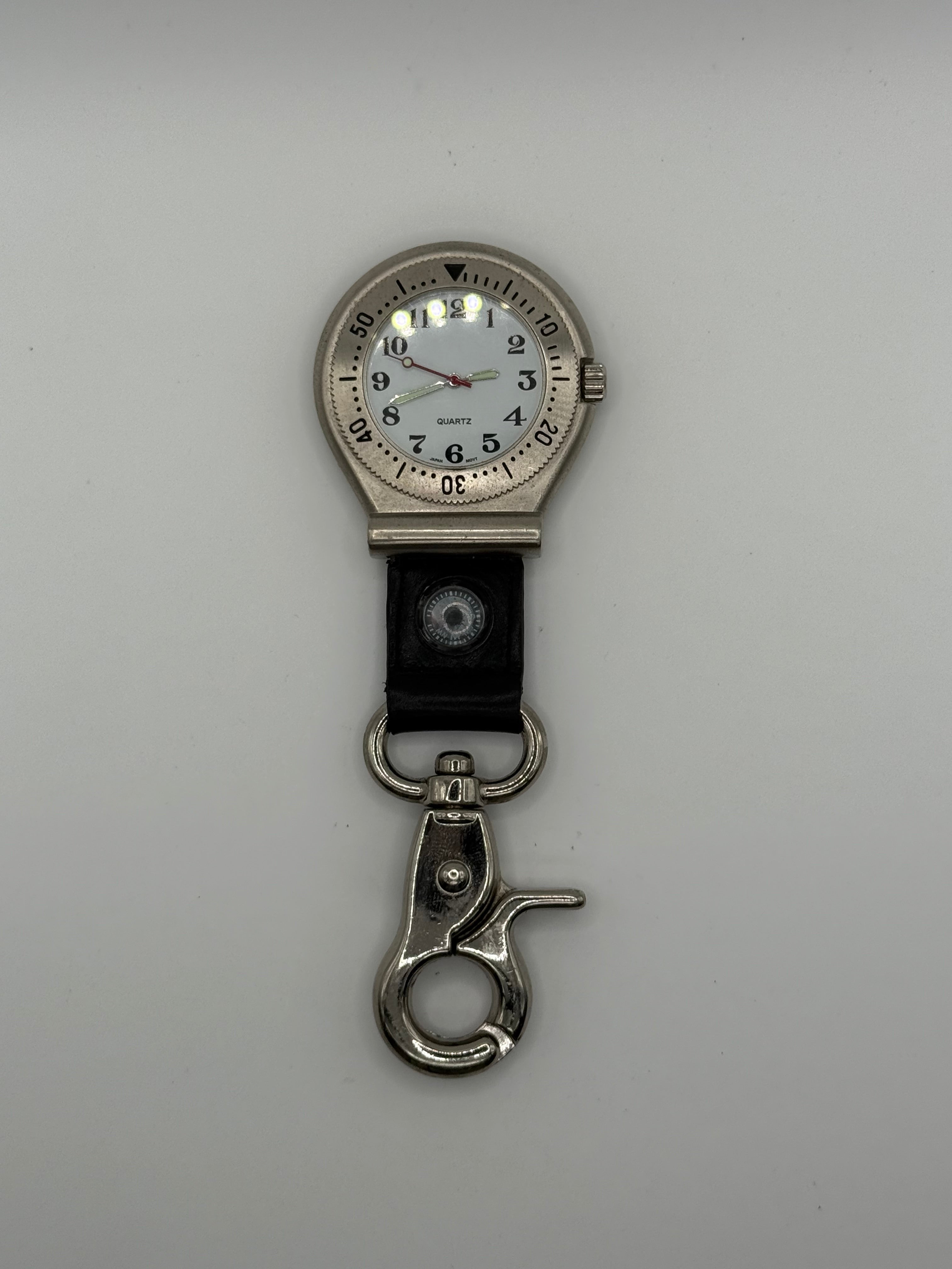 Croton Quartz Late 1980s-Early 1990s Nurse Fob Watch – Clip-On Medical Watch, Japan Movement - Pre-Owned