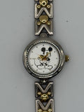 1987 Time Works Timex Women’s Mickey Mouse Two-Tone Bracelet Watch - Pre-Owned