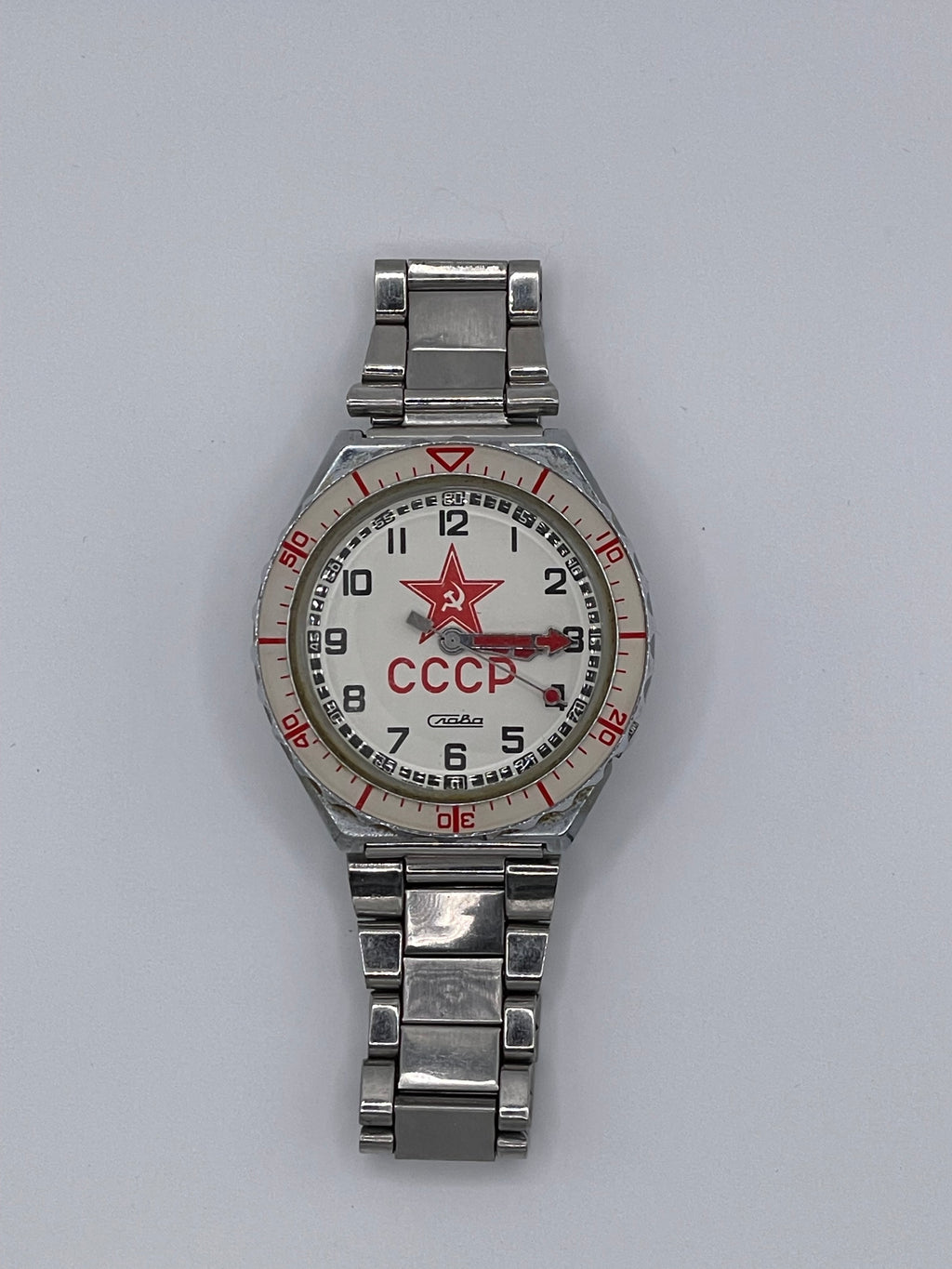 1991 Vintage Slava CCCP Soviet Mechanical Watch – Red Star USSR Edition - Pre-Owned