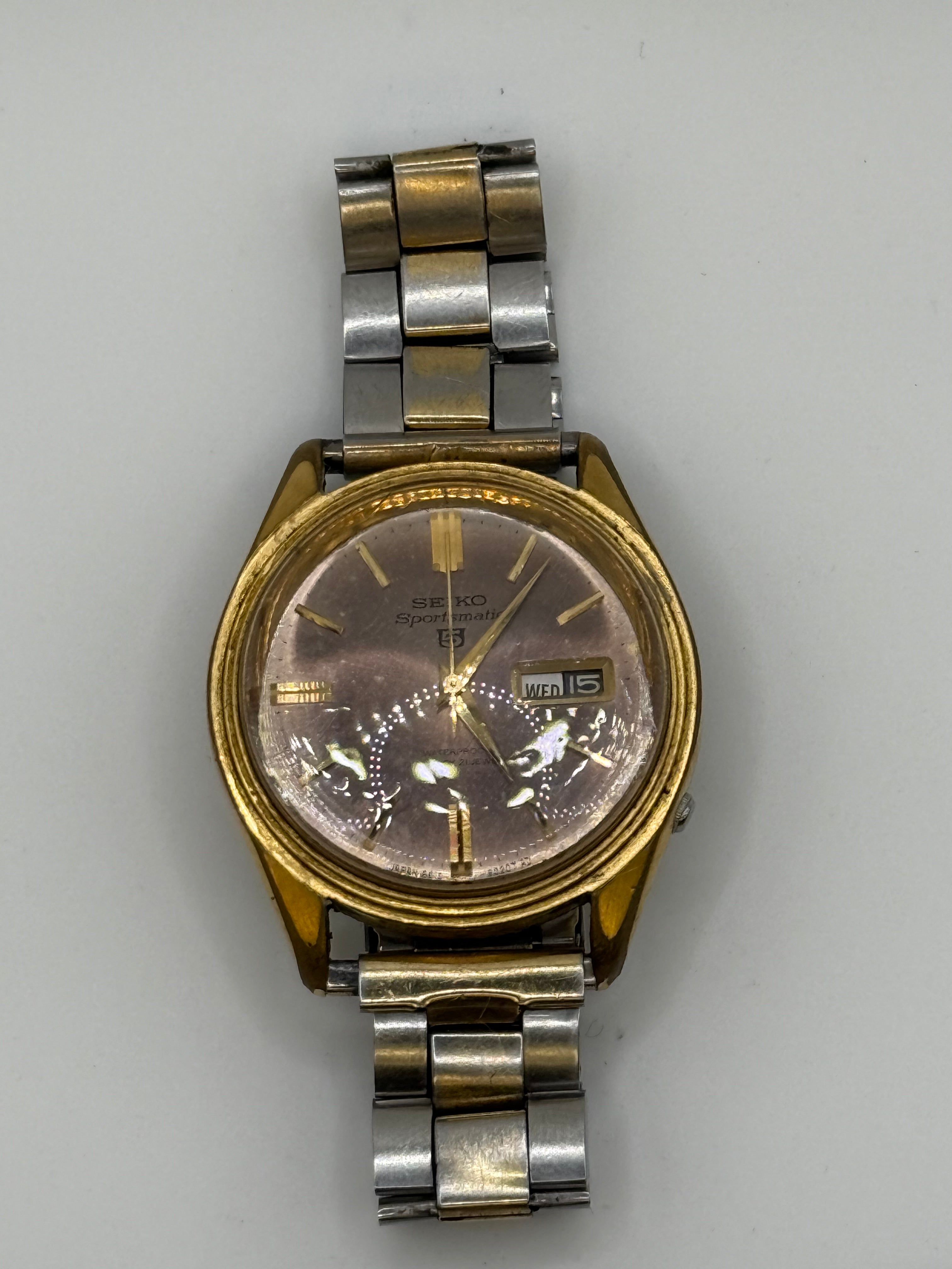 Pre-Owned Vintage 1966 Men’s Seiko Sportsmatic Diashock Automatic Watch-Rare Japanese Domestic Market