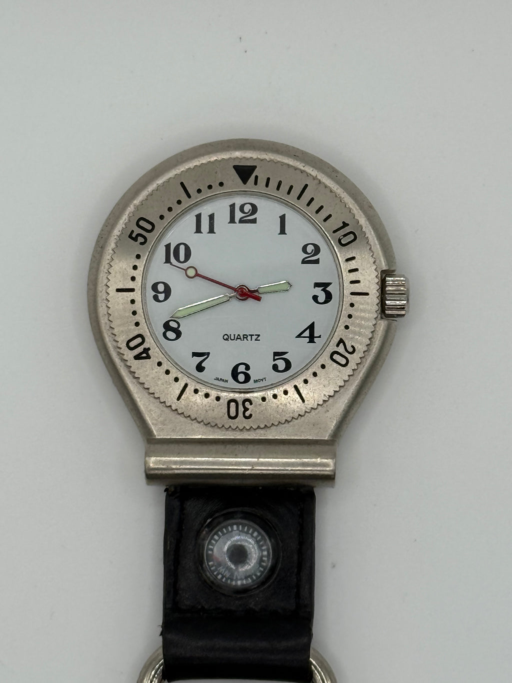 Croton Quartz Late 1980s-Early 1990s Nurse Fob Watch – Clip-On Medical Watch, Japan Movement - Pre-Owned