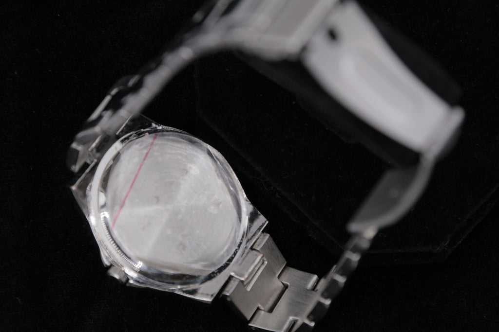 Superman Blue Dial Quartz Wristwatch – Silver Tone Bracelet – DC Comics Fan Collectible - Pre-Owned