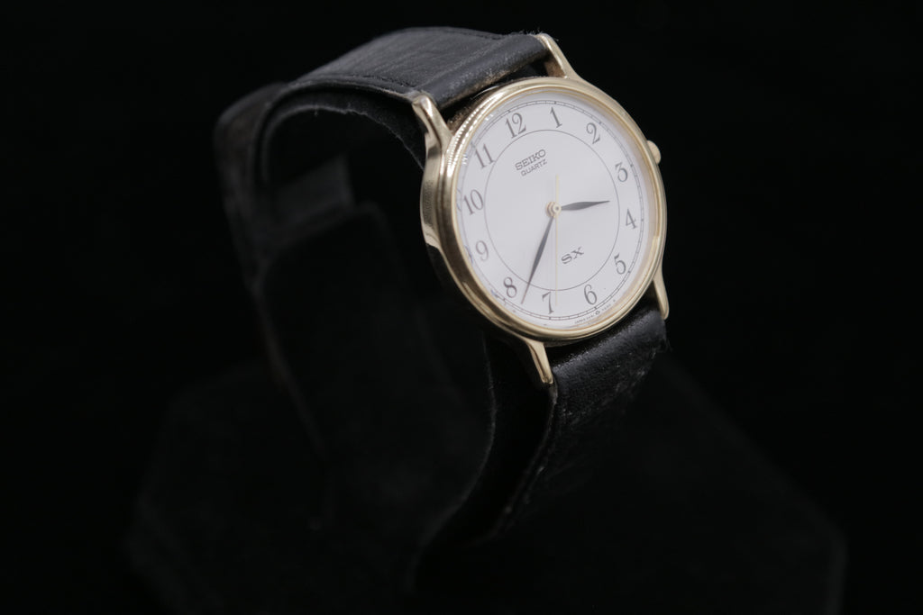 Vintage Seiko Quartz Late 1980s-Early 1990’s Dress Watch – Ref. 5Y31-7000 | Gold-Tone Minimalist | Japan Made - Pre-Owned