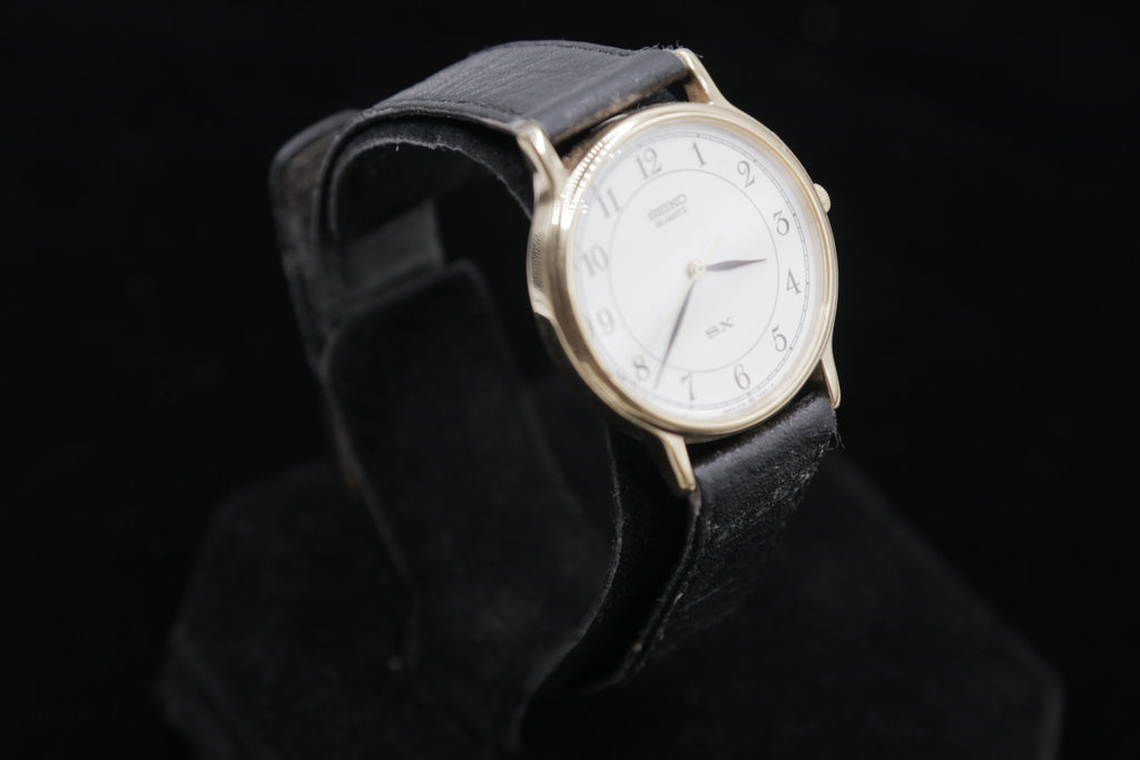 Vintage Seiko Quartz Late 1980s-Early 1990’s Dress Watch – Ref. 5Y31-7000 | Gold-Tone Minimalist | Japan Made - Pre-Owned