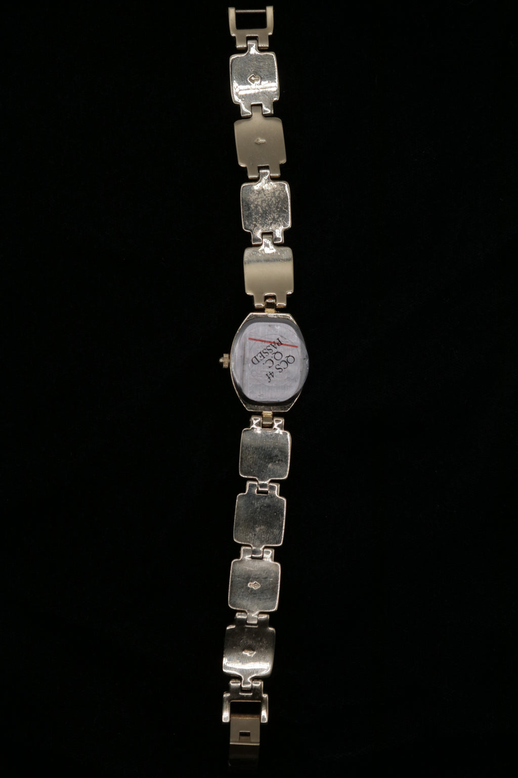Adolfo Women's Quartz Bracelet Watch – Gold Tone with Decorative Stone Link Bracelet