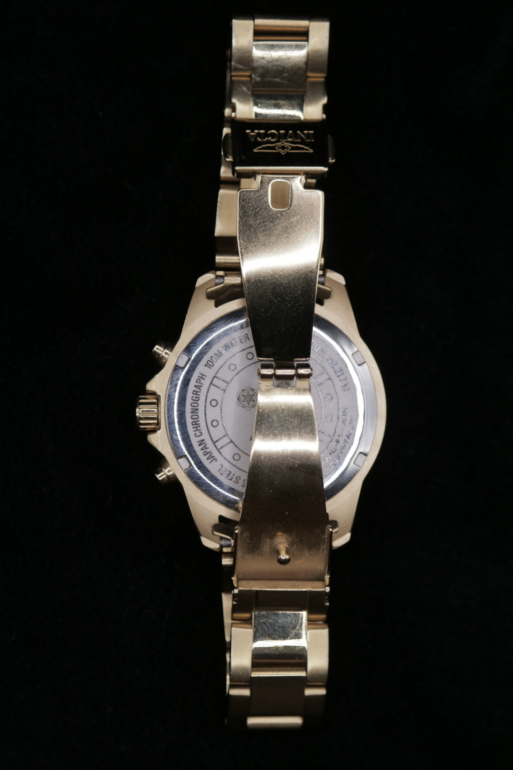 Invicta Men’s Subaqua / Reserve - Gold-Tone Chronograph Watch – Roman Numeral Dial – Oversized Sport Bracelet - Pre-Owned