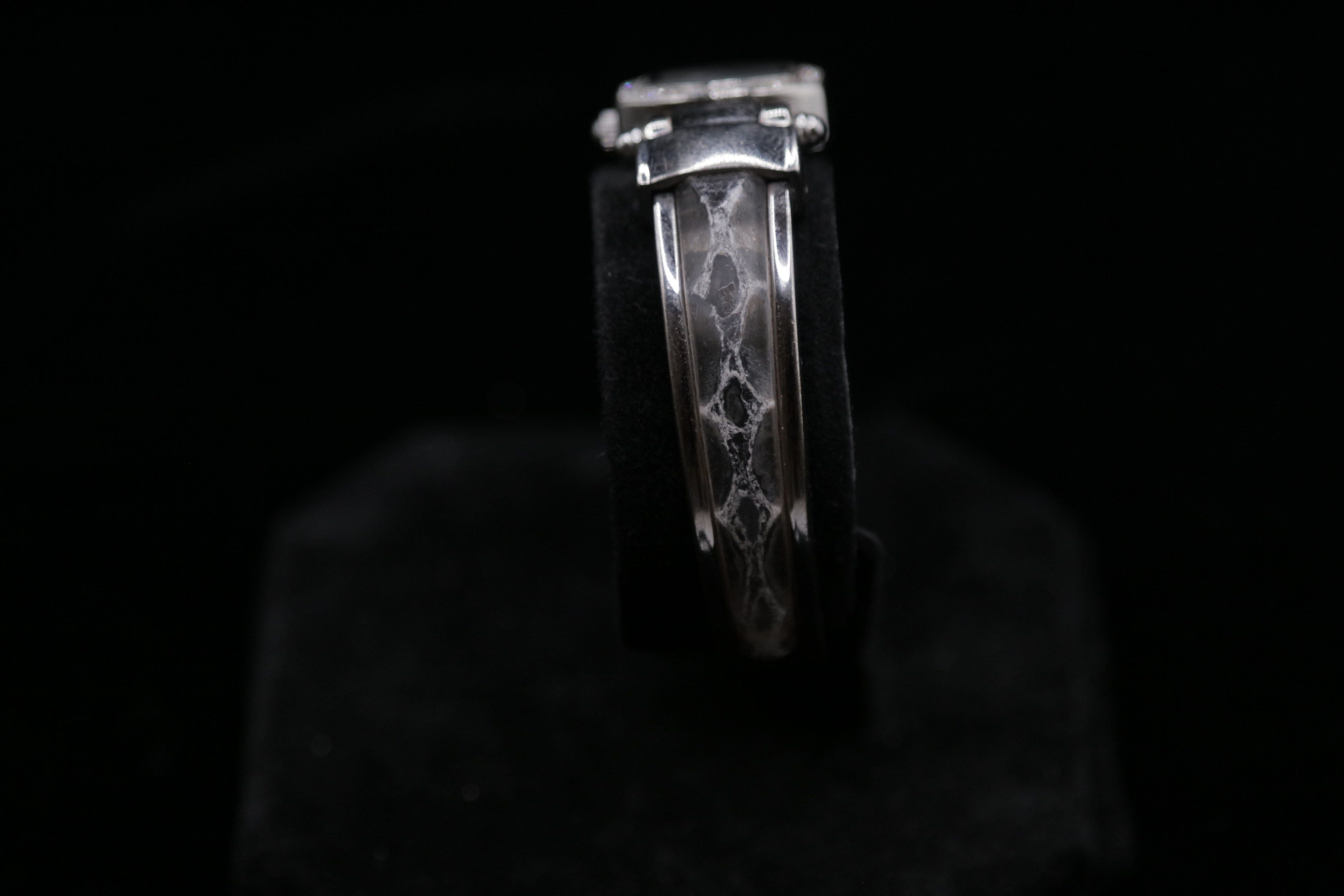 Silver-Tone Crystal Bezel Bangle Watch | Women's Quartz Dress Watch