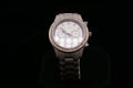 Like New Attention Brand Rose-Gold Crystal Accent Women’s Fashion Watch